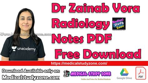 Dr Zainab Vora Radiology Video Lectures Free Download - Medical Study Zone