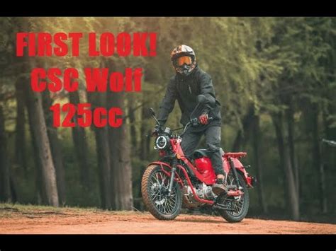 FIRST LOOK New 2025 CSC Wolf 125 Motorcycle YouTube