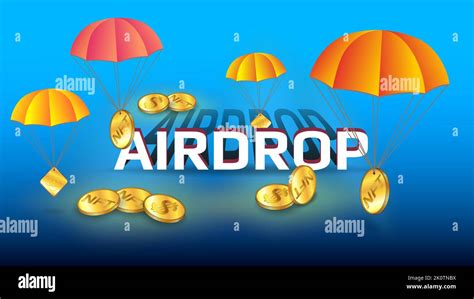 Free Airdrop Dollar Usd And Nft Non Fungible Token With Golden Coins