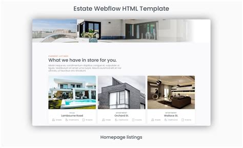 Eye Catching Real Estate Website Templates Webflow Blog