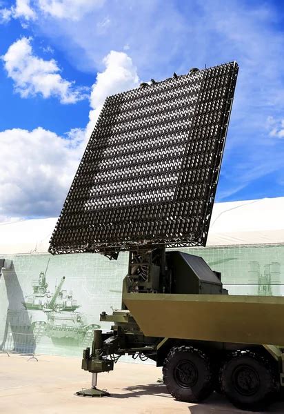 Radar antenna of the air defence system – Stock Editorial Photo ...