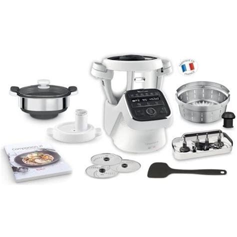 Moulinex Robot Cuiseur Multifonction Companion Xl Noir Blanc Moulinex