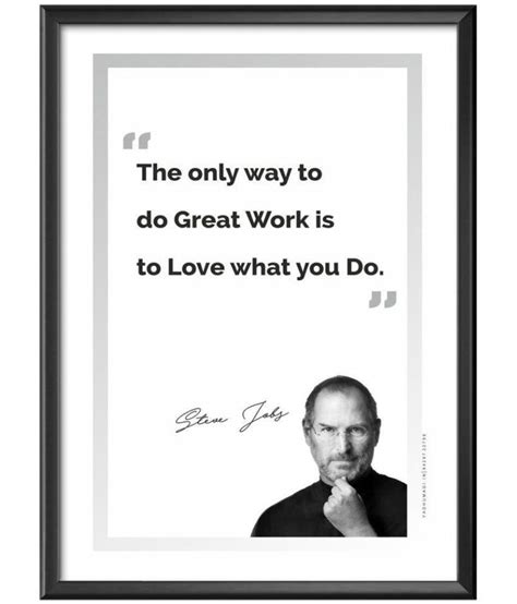 Yadhumagi Steve Jobs Motivational Quote Paper Photographs With Frame Buy Yadhumagi Steve Jobs