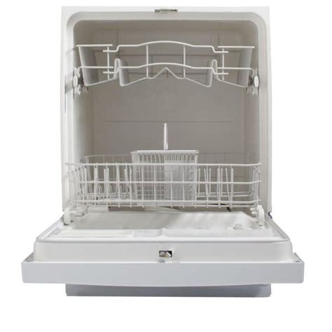 GE Front Control Dishwasher In White 64 DBA Hodgins Home Appliance