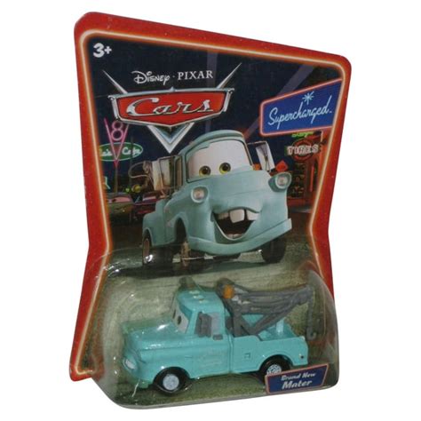 Disney Cars Brand New Mater Supercharged Blue Mattel Die Cast Toy Car ...