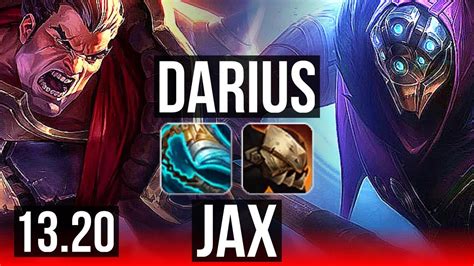 Darius Vs Jax Top 30m Mastery 1113 Godlike Euw Diamond 13