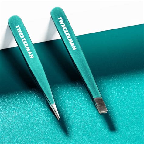 Tweezerman Micro Mini Tweezer Set Turquoise - i-glamour.com