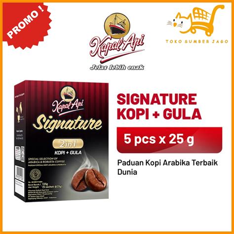 Jual Kapal Api Signature In Kopi Gula X Gr Shopee Indonesia