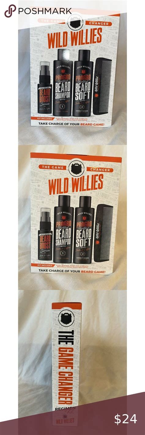 Wild Willies The Game Changer Beard Grooming Kit New Includes 4