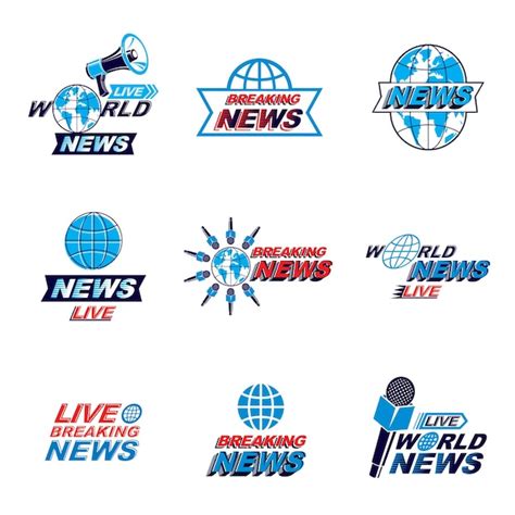 premium vector social announcement logo emblems  leaflets
