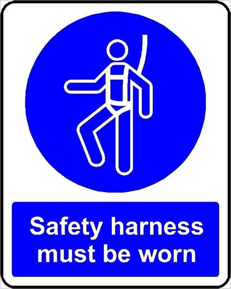 Working At Height Safety Signage