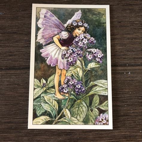 Office Garden Flower Fairies By Cicely Mary Barker Postcard Set 17