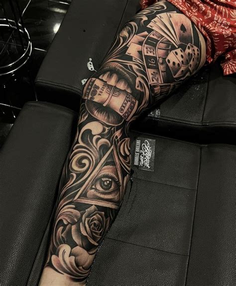 Leg Tattoos For Men With Unique Ideas And Designs Lion Leg Tattoo Leg