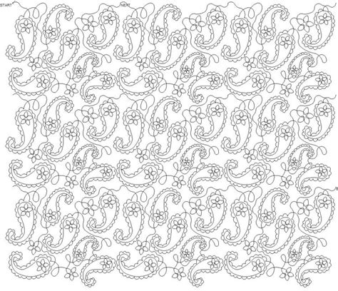 Paisley Simple Quilting By David