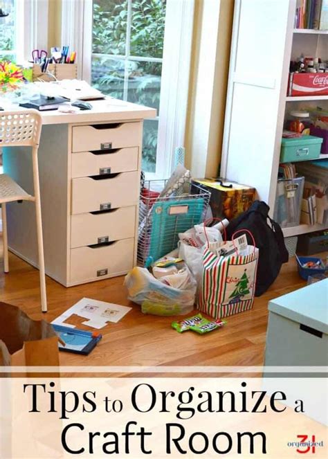 Tips To Organize A Craft Room With Frugal And Pretty Ideas