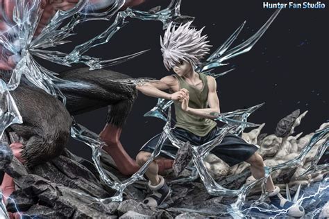 Hunter Fan Studio 1 6 HUNTER X HUNTER Killua VS Youpi Resin Statue