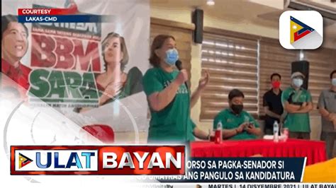 Mayor Sara Duterte Inendorso Sa Pagka Senador Si Pres Duterte Bago