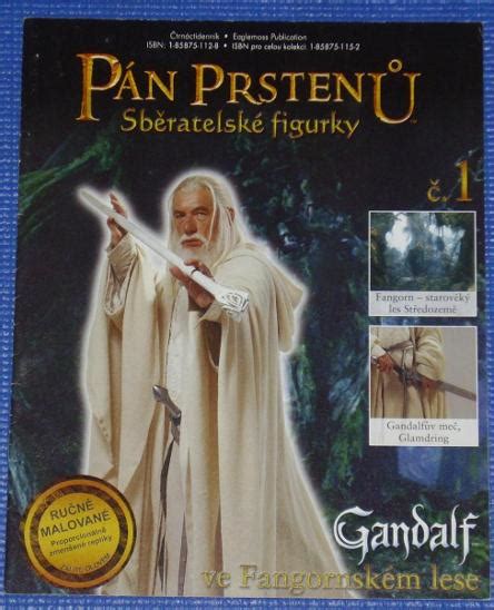 Pán Prstenů Sběratelské Figurky časopis Příloha č1 Gandalf Aukro