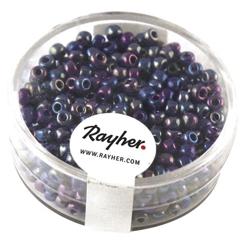 Rayher Rayher Rocailles Borduurkralen Opaque Luster 2 6mm Donker Blauw