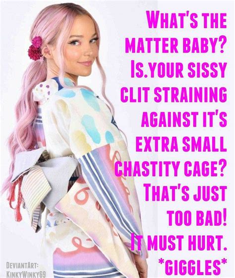 Sph Chastity Caption Dove Cameron Ver 2 By Kinkywinky69 On Deviantart