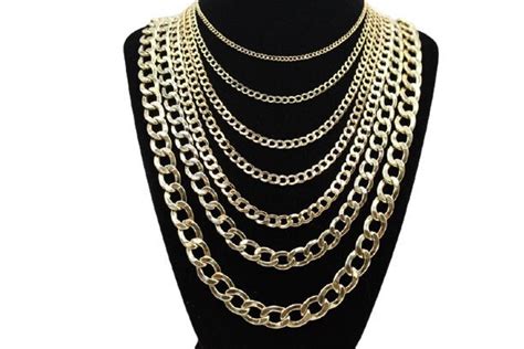 14k Gold Cuban Chain 14kt Gold Chain Real Gold Chain 2 5mm 3 5mm 4 5mm 5mm 6 5mm 7 5mm 9mm