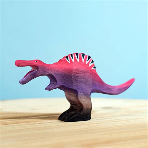 Wooden Spinosaurus Big Handcrafted Eco Friendly Toy BumbuToys