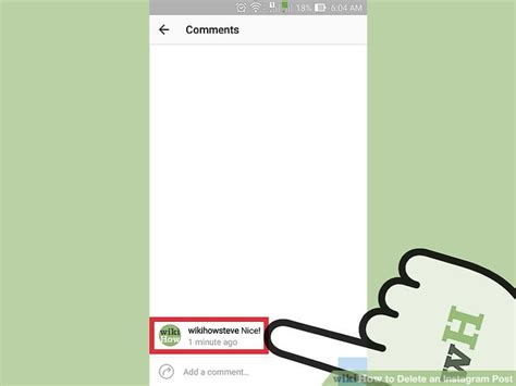 how to delete an instagram post