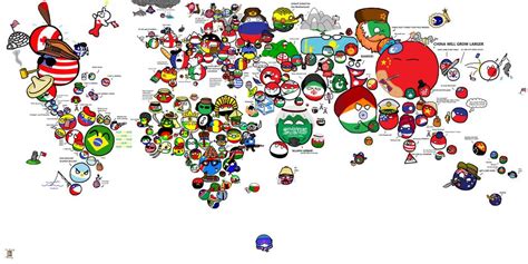 Polandball Map Of The World