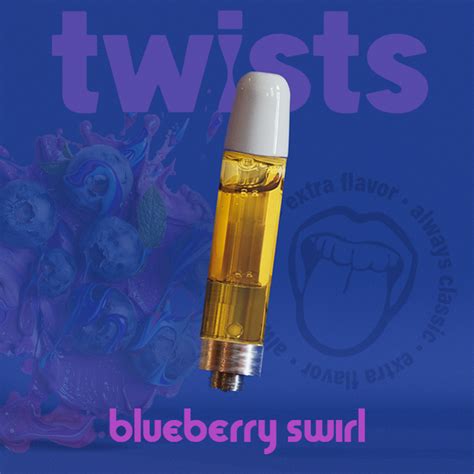 Oil Twist Blueberry Swirl 1000mg Cartridge I H Grassberries