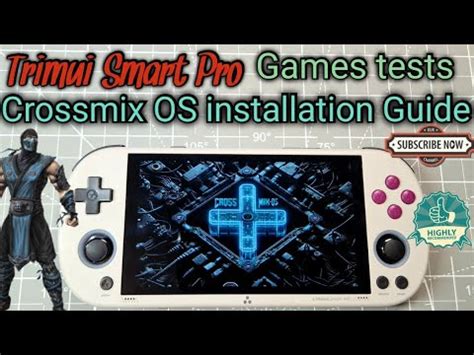 Trimui Smart Pro New Update Crossmix OS Installation Guide I Games Test