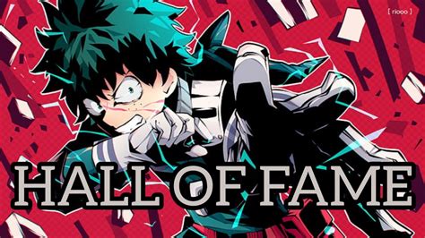 Mha Izuku Midoriya Amv Hall Of Fame Youtube