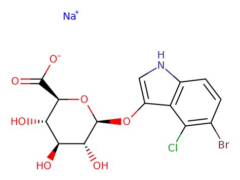 5 Bromo 4 Chloro 3 Indolyl B D Glucuronide Sodium Salt 129541 41 9