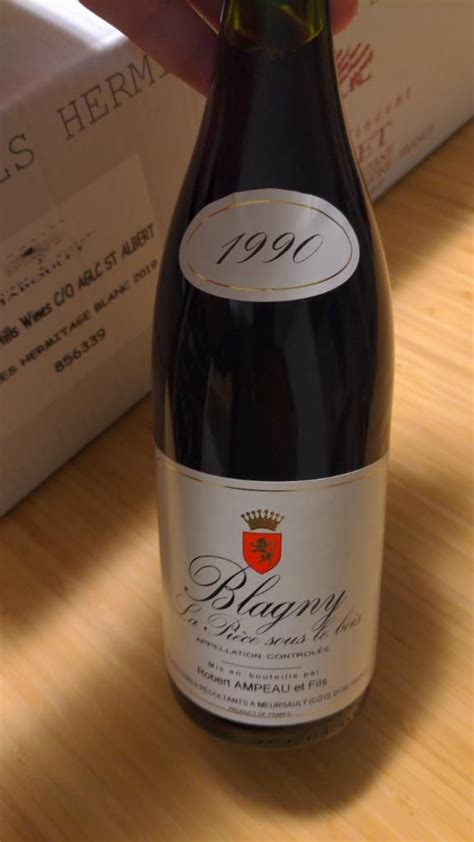 1990 Robert Ampeau Fils Blagny 1er Cru La Pièce sous le Bois Rouge