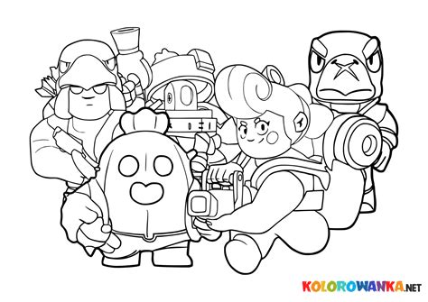 Belle Kolorowanki Brawl Stars Kolorowanki Dla Dzieci Do Druku