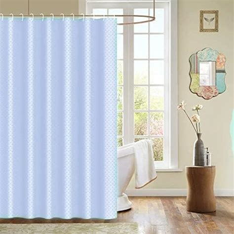 Shower Curtain Waterproof Anti Bacterial Polyester Mould Proof And