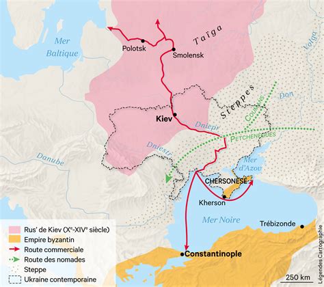 Carte Dossier Ukraine La Crimée Entre La Rous De Kiev Et