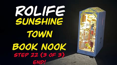 Rolife Sunshine Town Book Nook Build Step 22 3 Of 3 The End YouTube