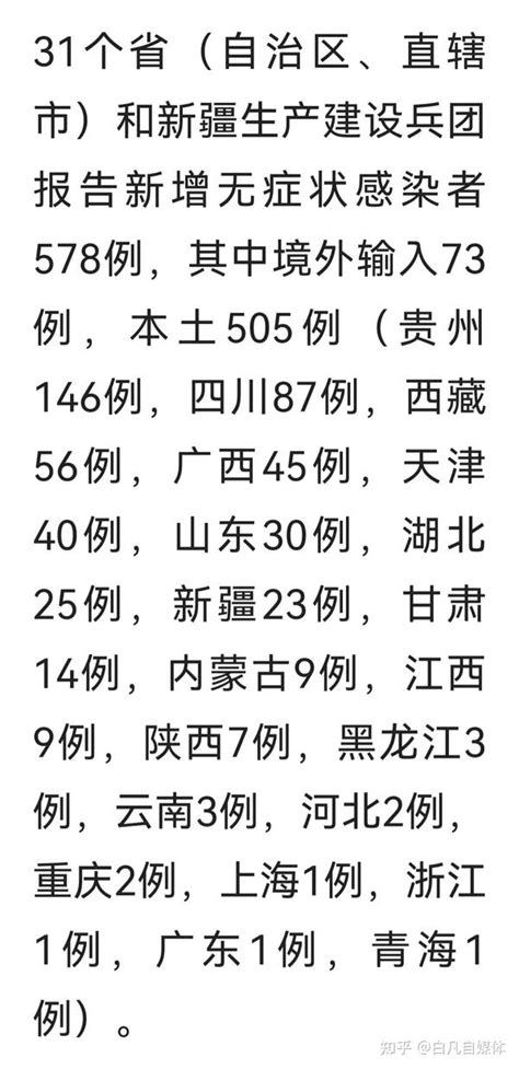 31省份昨日新增本土病例“76 505” 知乎