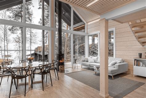 22 Modern Log Cabin Ideas for a Chic Outdoorsy Interior