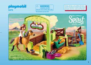 Mode Demploi Playmobil Set 9478 Spirit Lucky Et Spirit Avec Box