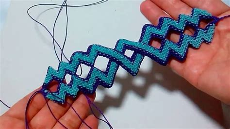 12 PULSERA ZIGZAG A MACRAME ZIGZAG IN MACRAME BRACELET Micro