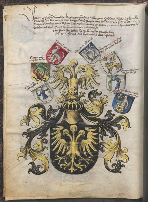 Grßes Wappen Mit Dreiköpfigem Adler Aus Grnenberg Konrad Gr