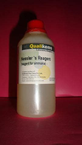 Nessler's Reagent - Nessler's Reagent Exporter, Manufacturer & Supplier ...