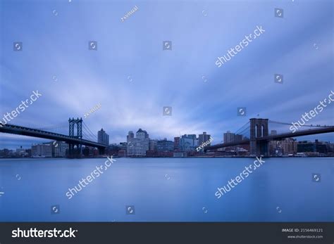 Two Bridges New York City Stock Photo 2156469121 | Shutterstock