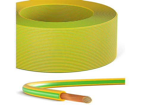 HB DIGITAL PVC Aderleitung 25m H07V K Flexibles 6mm2 Erdungskabel