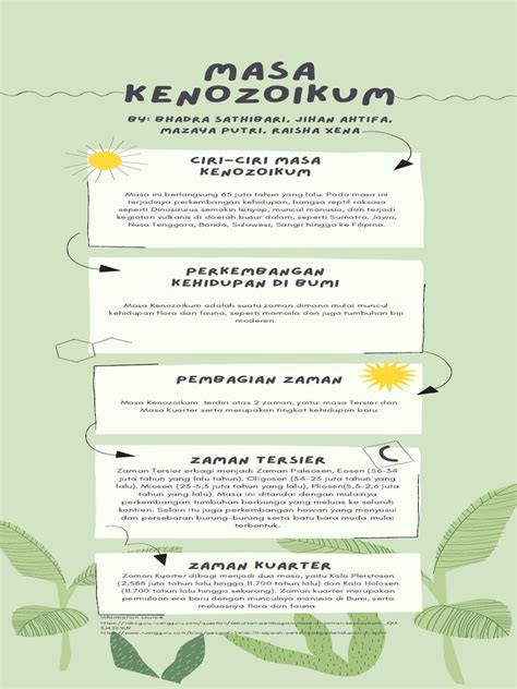 Infografik Masa Kenozoikum Pdf