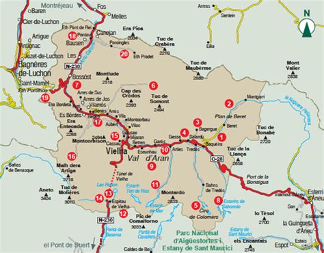 Los Caminos de Alba Val d Aran Mapas excursionistas y topográficos