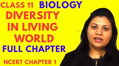 Diversity In Living World Class 11 Cbse Biology Chapter 1 Youtube