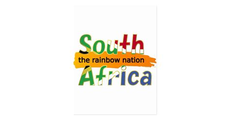 South Africa: the rainbow nation Postcard | Zazzle.com