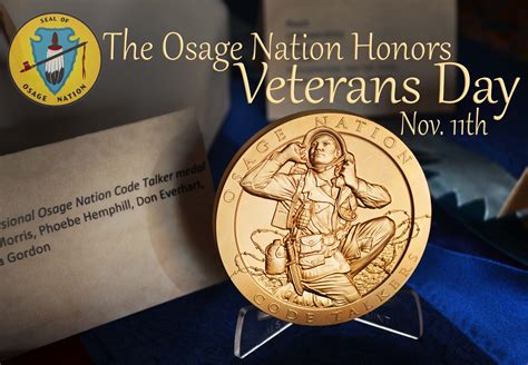 Wwi Osage Code Talker To Be Honored On Veterans Day Osage Nation